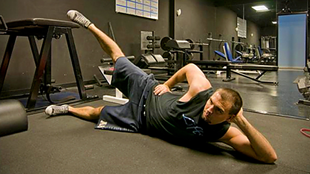 Фаза 1 тренировка 1. Weighted lying Abduction.